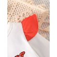 thumbnail image 6 of Liacowi Baby Girls 3PCS Fall Outfits Sets 3M 6M 9M 12M 18M Infant Girls Long Sleeve Letter Print Romper Flared Pants Headband Sets Newborn Girls Casual Autumn Clothing Set, 6 of 9
