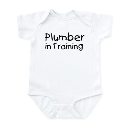 

CafePress - Plumber In Training Infant Bodysuit - Baby Light Bodysuit Size Newborn - 24 Months