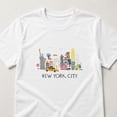 thumbnail image 3 of New York City Graphic T-Shirt, Unisex Classic Fit Cotton Tee, 3 of 9