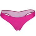 thumbnail image 2 of Women Bikini Bottom Thong Bathing Beach Swimsuit Swimwear, Rose Red, L, 2 of 8