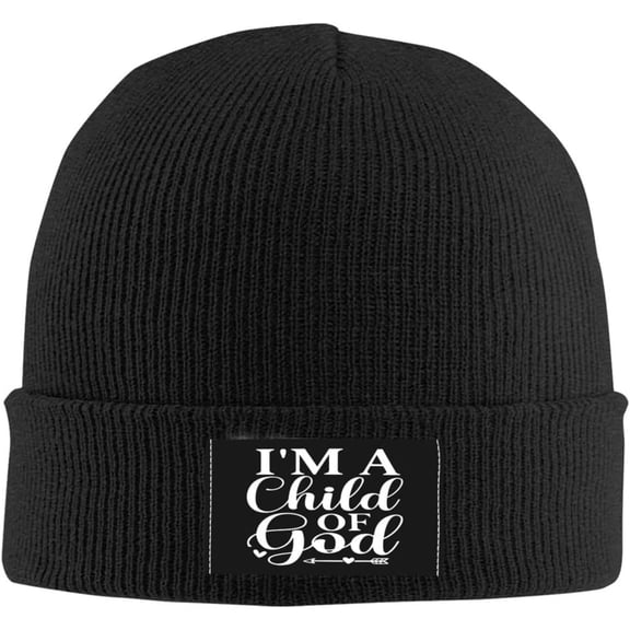I'm A Child of God Beanie Knit Women Men Winter Warm Cap