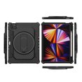 thumbnail image 3 of Dteck Case for iPad Pro 11 inch 4th 3rd 2nd Gen,iPad Air 4th 5th Gen 10.9" Shockproof Rubber Case Heavy Duty Silicone Rugged Kickstand Protective Cover for iPad Pro 11" 2022/2021/2020/2018,Black, 3 of 8