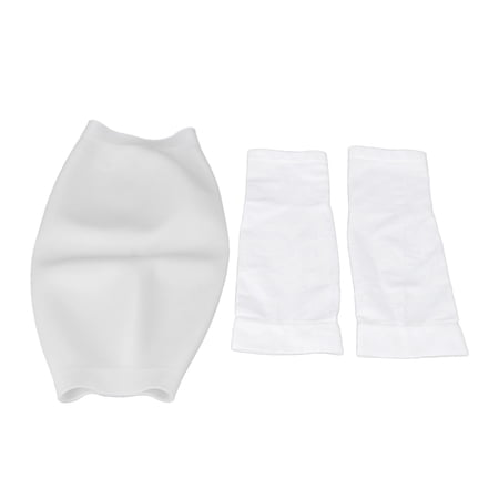 Rupoun PICC Line Shower Cover Professional Waterproof Reusable Silicone Sleeve for Elbow Wound Dressing, Small Size Protection Guard for Casts and Bandages (7 inches / 18 cm)