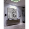 thumbnail image 5 of "Grey Elegant Horse" Painting Print on Wrapped Canvas, 5 of 7