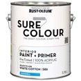 thumbnail image 4 of Rust-Oleum Sure Colour™ Paint + Primer, Interior Eggshell, White Cotton 3.78 L, 4 of 6