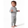 thumbnail image 2 of Modern Moments by Gerber Baby Boy Waffle Hoodie & Pant Outfit Set, 2-Piece, Sizes 0/3-24 Months, 2 of 9