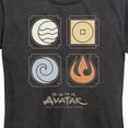 thumbnail image 3 of Avatar - The Last Airbender - Nations Symbols - Women's Short Sleeve Graphic T-Shirt, 3 of 5