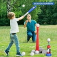Flooyes Outdoor Activity for Boys Girls, Kids Baseball Set with Bat and