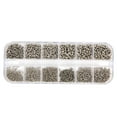 thumbnail image 3 of 1200Pcs Vis Autotaraudeuse Tête Ronde Raccords en Acier au Carbone M1 M1,2 M1,4 M1,7, 3 of 8