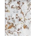 thumbnail image 4 of Camilla Branches Twigs Leaves  Browns Gold White Textured Fabric Benson Mills (52 x 70 Rectangle), 4 of 8
