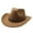 Khaki, variant on Baby Sweetie Classic Western Wide Brim Felt Hats Cowboy and Cowgirl Hat for Women and Men with Decorative Band