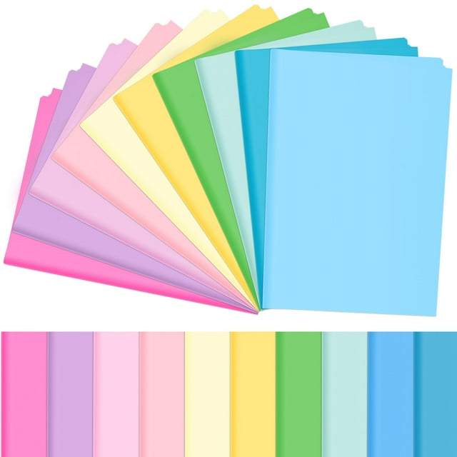Papel de seda Qilery Macaron Pastel, 38 x 50 cm, 500 hojas
