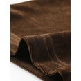 thumbnail image 5 of INSPIRE CHIC Women's Velvet Elegant High Waist Trousers with Pockets Work Ankle Pants M Brown, 5 of 5