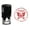 Red, variant on Printtoo Self Inking Custom Round Butterfly Design Address Return Rubber Stamp Personalized Stamper-Black