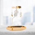 thumbnail image 3 of Baohd Gold Candle Holder Rotating Tea Light Holder Candleholder Decor H, 3 of 8