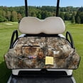 thumbnail image 2 of COEQINE Golf Cart Seat Towel Blanket Cover with Handle for Folded Carrying and Storage, Quilted Padding, 4 Storage Pockets, Compatible with Most 2 Seat Cart, Deer Camo Hunting Forest Leaf, 2 of 8