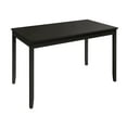 thumbnail image 4 of Home Design Greenville Dining Table, Rectangular top, Modern design, Compact for small spaces, Durable construction, Easy to clean, Black, 4 of 4