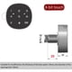 thumbnail image 4 of Bloqueo de Buzón Electrónico Inteligente Digital Bloqueo de Pantalla Táctil Archivo Hierro Acero Escritorio Gabinete Puerta Contraseña Bloqueo de Teclado 20MM, 4 of 5