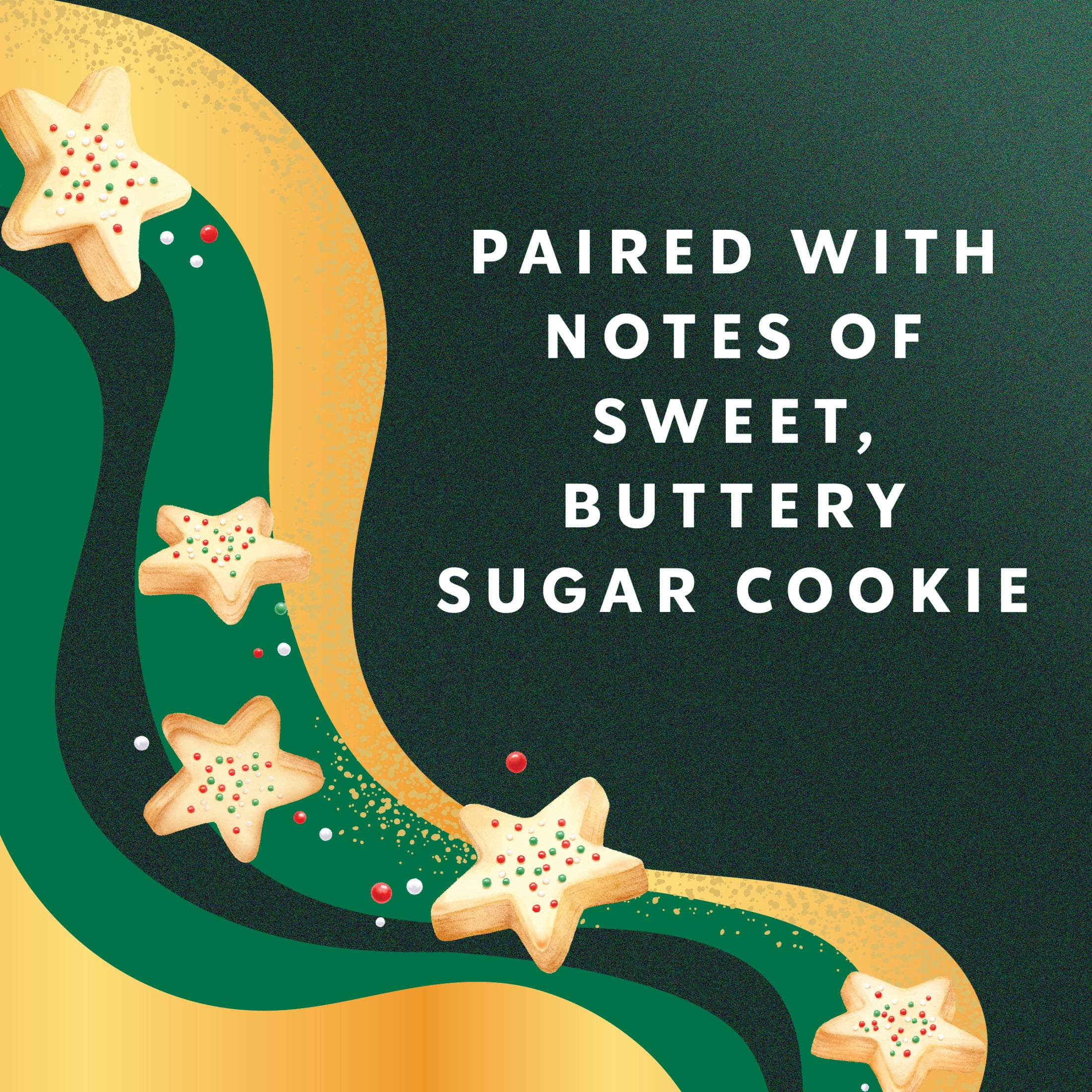 Starbucks Sugar Cookie Latte Inspired Non-Dairy Creamer, 28 fl.oz. Bottle 28 fl oz