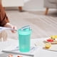 thumbnail image 5 of Botella Agitadora de Proteínas 300ml | Vaso de agua de plástico de mano con escala y agitador incorporado | Tapa abatible a prueba de fugas | Boca ancha fácil de limpiar | Mezclador portátil de, 5 of 5