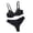 Black, variant on Lingerie for Women French Lace Push Up Bra for Women All-Season Comfort Everyday Versatile Underwear Red S