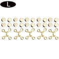 thumbnail image 1 of MORESEC under $5 Metal Snap ButtonsLarge Size for Heavy Duty Pants, Snap Button Without Nail for Easy Use, Durable Metal Construction for Long Service, Versatile for Skirts and Jackets, 1 of 2