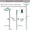 thumbnail image 4 of Arkzeo 10 Set Plant Support Stakes 30 Inch Stem For Indoor Outdoor Garden Flower, 4 of 7