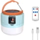 thumbnail image 1 of Lámpara solar de camping de 800 lúmenes, recargable, con control remoto y carga solar, 3 modos de iluminación., 1 of 5