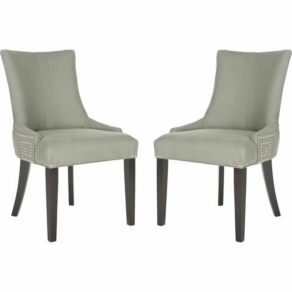 Safavieh Gretchen Side Chair with Silver Nail Heads, Set of 2