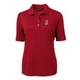 thumbnail image 2 of Women's Cutter & Buck Cardinal Boston Red Sox Americana Logo DryTec Virtue Eco Pique Recycled Polo, 2 of 3
