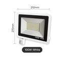 thumbnail image 2 of LED Floodlight RIP Motion Sensor IP66 Outdoor Waterproof 50W 100W Garden Landscape Spotlight Wall Light ,Extraordinary Performance, 2 of 8