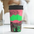 thumbnail image 6 of Fotbe Neon Desert Moon Printed Insulated Travel Coffee Mug Spill Proof Leak Proof Stainless Steel Coffee Tumbler Reusable Coffee Cups with Lids Thermos, 6 of 8