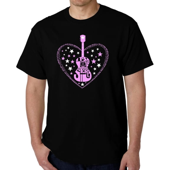 It's A Love Story - Men's Word Art T-Shirt