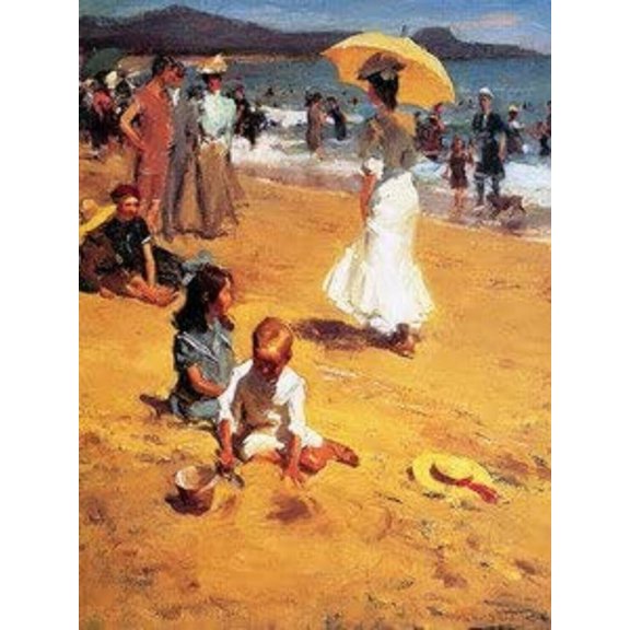 Mid Winter Coronado Beach-Betts - CANVAS OR PRINT WALL ART
