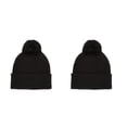 thumbnail image 1 of Jumpingount Gorro para correr Forro de algodón Unisex Gorros multifunción a prueba de viento Gorros casuales Ciclismo Esquí para adultos Deportes al aire Negro 2piezas Jumpingount CBP372098, 1 of 5