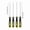 Long Yellow, variant on 4pcs Pick and Hook Set Car Auto Oil Seal/O-Ring Seal Gasket Pick Hook Puller Remover Tire Stone Cleaning Auto Maintenance Tools