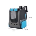 thumbnail image 3 of Mochila de viaje para gatos al aire libre, mochila portátil para mascotas, moda plegable para gatos y perros Hugtrwg Para estrenar, 3 of 6