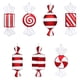 thumbnail image 1 of Colgante de caramelo de 15 cm, piruletas artificiales de PVC, adorno colgante para árbol de Navidad (G) Likrtyny Oficina Multiescena Multifunción, 1 of 9