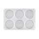 thumbnail image 1 of Moldes de Resina para Posavasos, Moldes de Silicona para Posavasos Redondos Profundos de 6 Cavidades, Molde para Posavasos de Resina Epoxi, Posavasos DIY, Regalos de Arte de Resina, 1 of 5