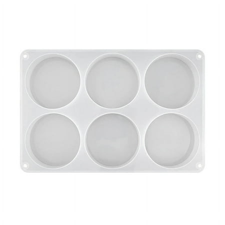 

Resin Coaster 6-Cavity Deep Round Coaster Silicone Coaster Mold for Epoxy Resin DIY Coasters Resin Art Gifts