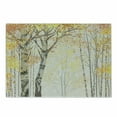 thumbnail image 1 of Autumn Cutting Board, Birch Growth in the Fall Season Cartoon Style Forest Tranquil Rustic Composition, Decorative Tempered Glass Cutting and Serving Board, Small Size, Multicolor, by Ambesonne, 1 of 1