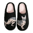 thumbnail image 1 of Lindas Pantuflas Peludas Pastor Alemán Cómodas para Interior, 1 of 9
