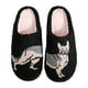 thumbnail image 4 of Pantuflas de pastor alemán, cómodas y cálidas, pantuflas térmicas antideslizantes para cachorros, pantuflas suaves para parejas para hombres y mujeres, 4 of 9
