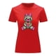thumbnail image 3 of Playera Blusa De Osita Con Dolares Ropa De Mujer Juvenil Oso Dinero Color Rojo Talla Mediana Marca Emil SaEs, 3 of 4