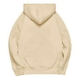 thumbnail image 6 of NMMUED Womens Hoodies Pullover, Fall Sweatshirts for Women, Hoodies for Women, Cute Hoodies, Fall Outfits for Women, Beige L, 6 of 9