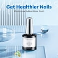 thumbnail image 4 of modelones Rubber Builder Gel Base Coat for Nails, Clear Rubber Base Gel Nail Polish for Strengthen/Apex Building/Enhance/Reinforced Long Lasting Protect Soak Off U V LED For Thin Weak Nails, 4 of 10