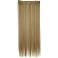 thumbnail image 2 of SAYFUT Trendy 30"Long Straight 3/4 Full Head Clip in Synthetic Hair Extensions One Piece 5 Clips 130g Ash Blonde Mix Bleach Blonde, 2 of 5
