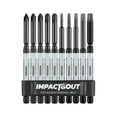 thumbnail image 2 of Vessel Tools HZB10P01 Impact & Out Screw Removing Bit Assortment, 10 Pc., 2 of 5