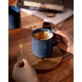 thumbnail image 6 of Famiware Star 4-Piece Stoneware 12 oz Coffee Mug Set, Nebulas Blue, 6 of 7