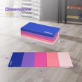 thumbnail image 6 of Matladin 5 Folding 8" Easy to Clean 76" x 30" Pink Blue Gradient Exercise Aerobics Mat, 6 of 15